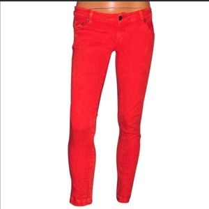 Red CarMar Skinny Jeans